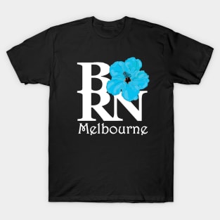 BORN Melbourne Blue Hibiscus T-Shirt